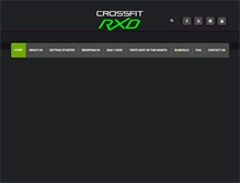 Tablet Screenshot of crossfitrxd.com